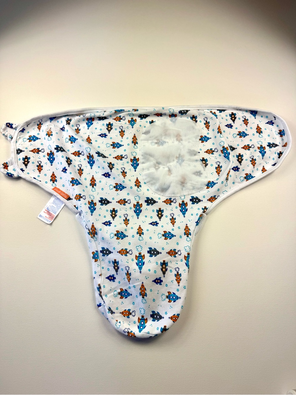 Swaddle Me Space Rocket Sleep Sack Print Infant Baby Infant Baby Large Cotton - Picture 6 of 7